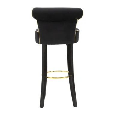 Stołek Barowy LUXY Czarny 46 48 96 cm (wysokość siedziska 75 cm)